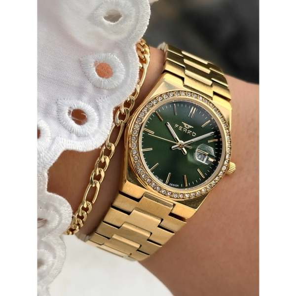 FL21596AWT Çelik Kordonlu Kadın Kol Saati