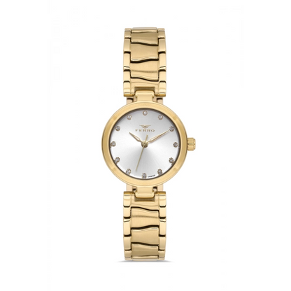 FL21617AWT Çelik Kordonlu Kadın Kol Saati