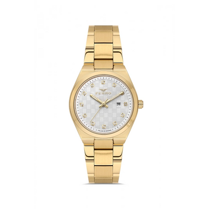 FL21631AWT Çelik Kordonlu Kadın Kol Saati