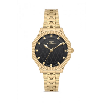 FL21632AWT Çelik Kordonlu Kadın Kol Saati