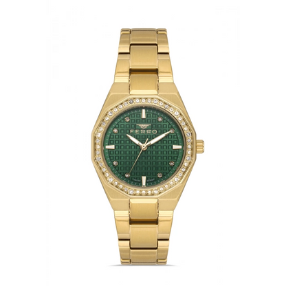 FL40134A Çelik Kordonlu Kadın Kol Saati