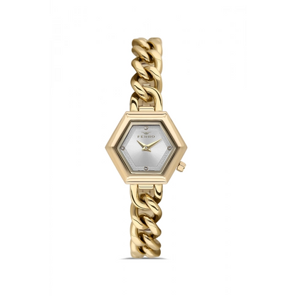 FL40144A Çelik Kordonlu Kadın Kol Saati