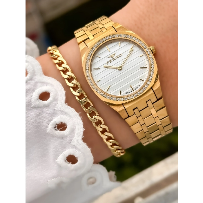 FL43003A Çelik Kordonlu Kadın Kol Saati