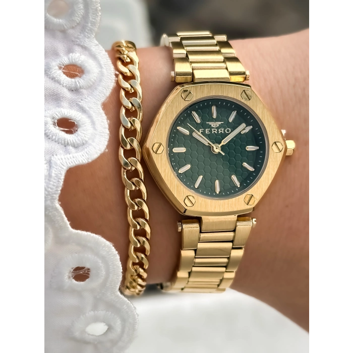 FL43006A Çelik Kordonlu Kadın Kol Saati