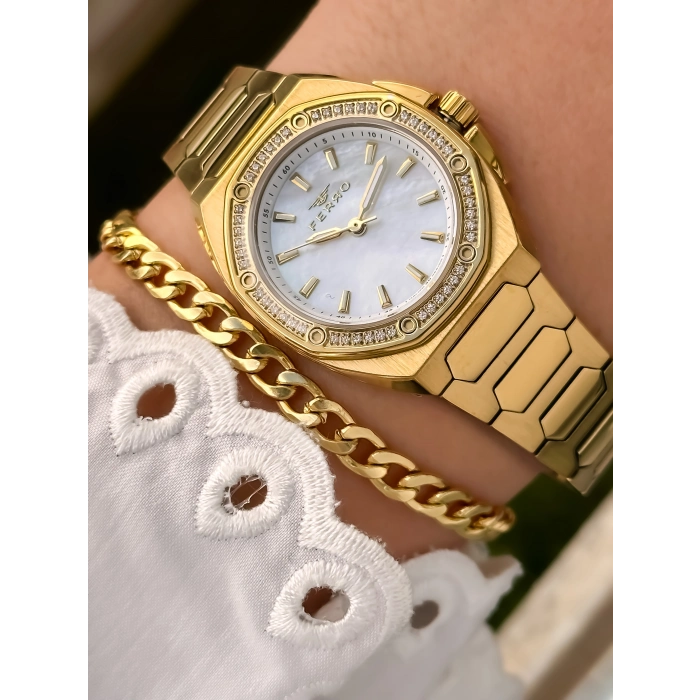 FL43026A Çelik Kordonlu Kadın Kol Saati