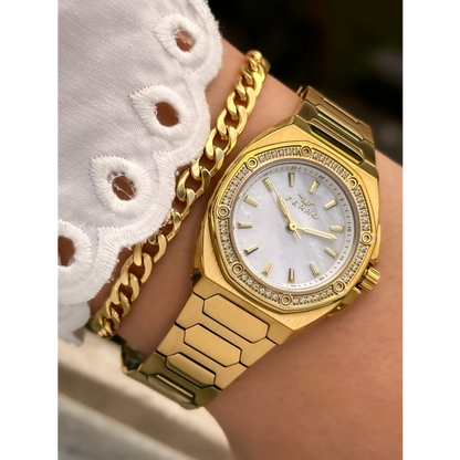 FL43026A Çelik Kordonlu Kadın Kol Saati