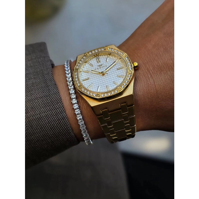 FL43029A Çelik Kordonlu Kadın Kol Saati