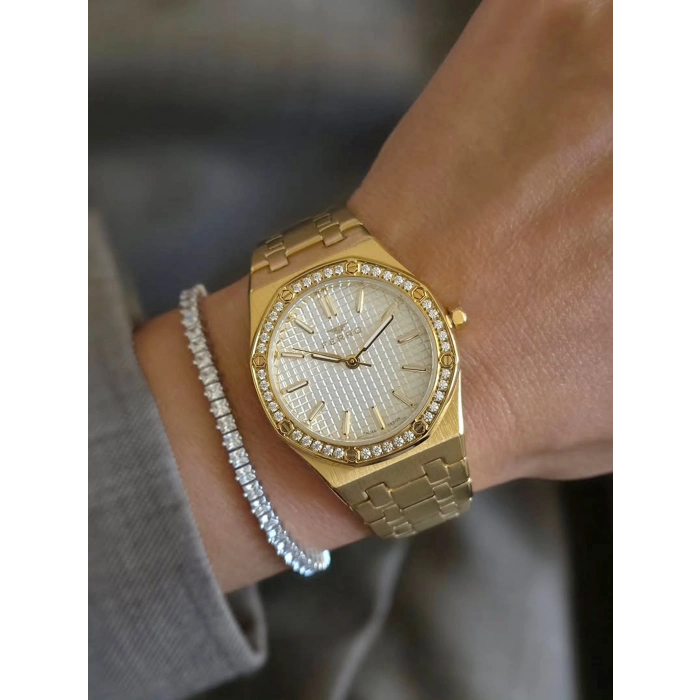 FL43029A Çelik Kordonlu Kadın Kol Saati