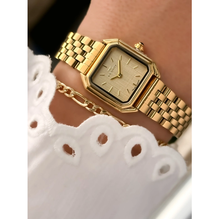 FM88210A Çelik Kordonlu Kadın Kol Saati