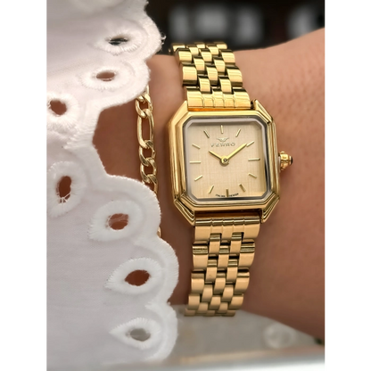 FM88210A Çelik Kordonlu Kadın Kol Saati