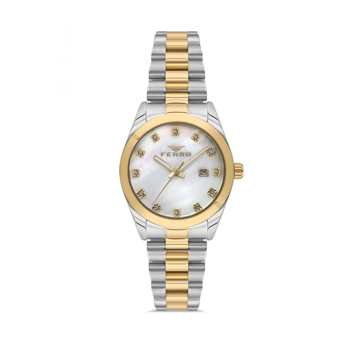 FL21570AWT Çelik Kordonlu Kadın Kol Saati