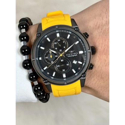 FM31363D Silikon Kordonlu Erkek Kol Saati