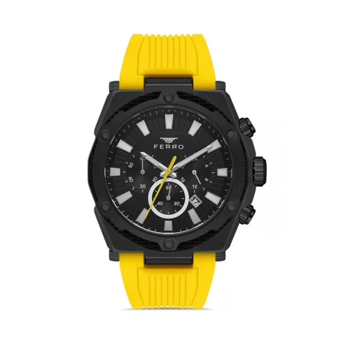 FM31396D Silikon Kordonlu Erkek Kol Saati