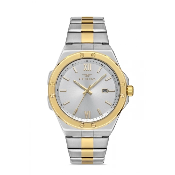 F11357A Çelik Kordonlu Erkek Kol Saati