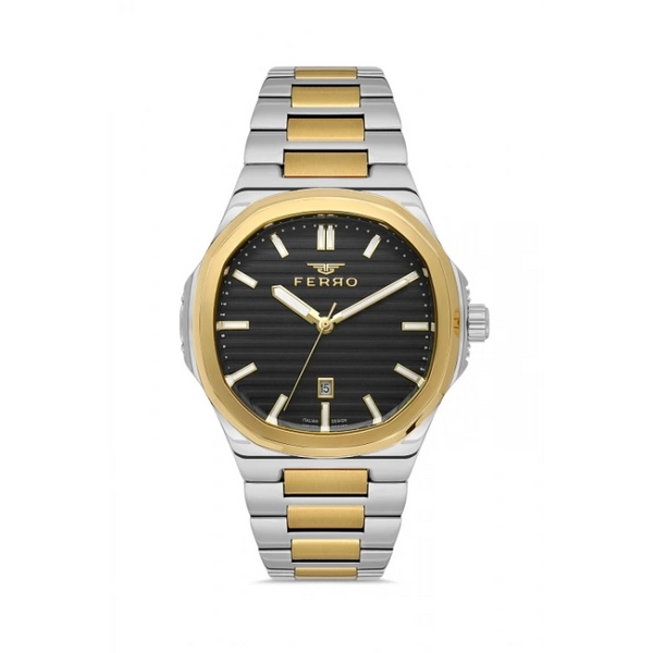 F11514AWT Çelik Kordonlu Erkek Kol Saati