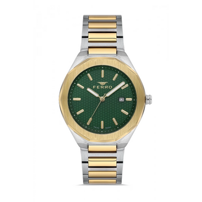 F11535A Çelik Kordonlu Erkek Kol Saati