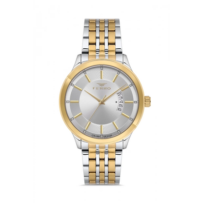 F11561AWT Çelik Kordonlu Erkek Kol Saati