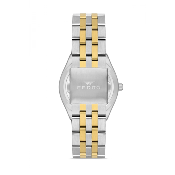 F11569AWT Çelik Kordonlu Erkek Kol Saati