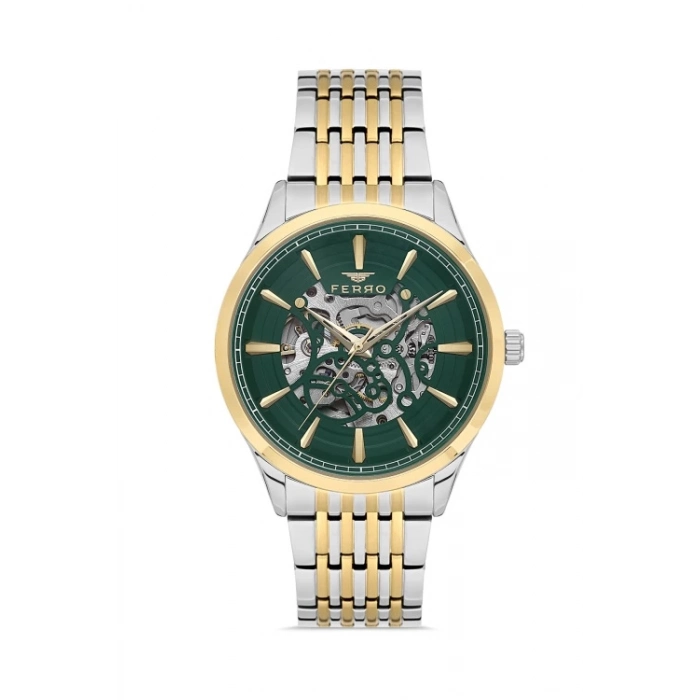 FM31440A Çelik Kordonlu Otomatik Erkek Kol Saati