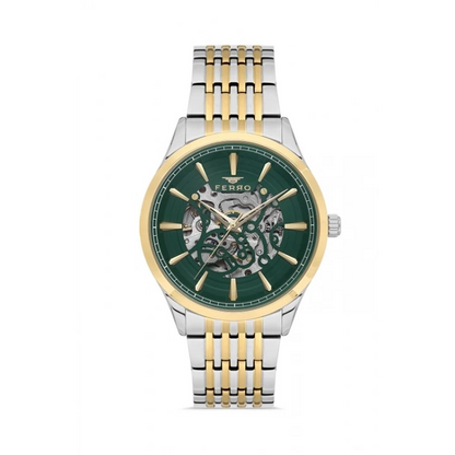 FM31440A Çelik Kordonlu Otomatik Erkek Kol Saati