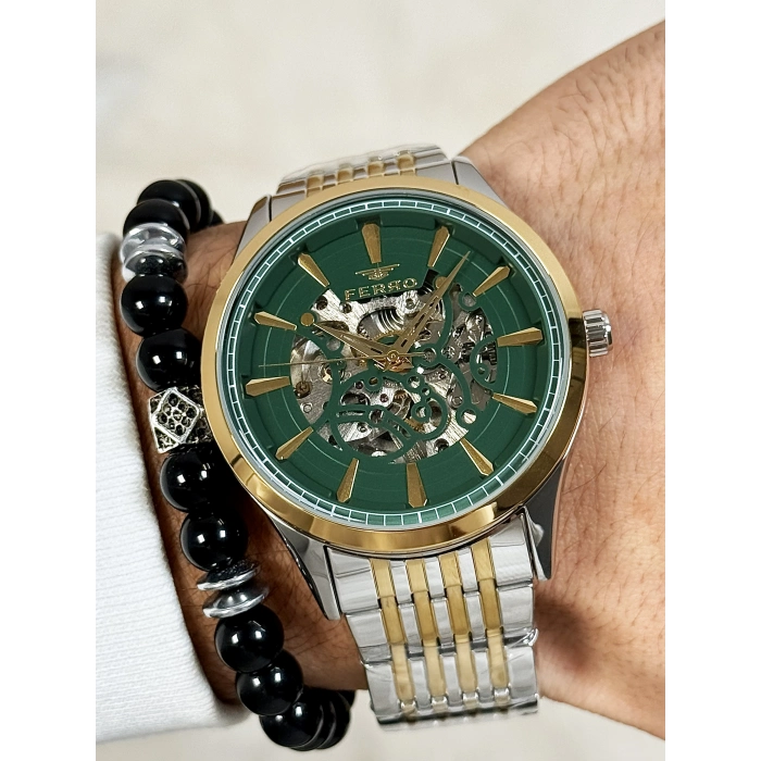 FM31440A Çelik Kordonlu Otomatik Erkek Kol Saati