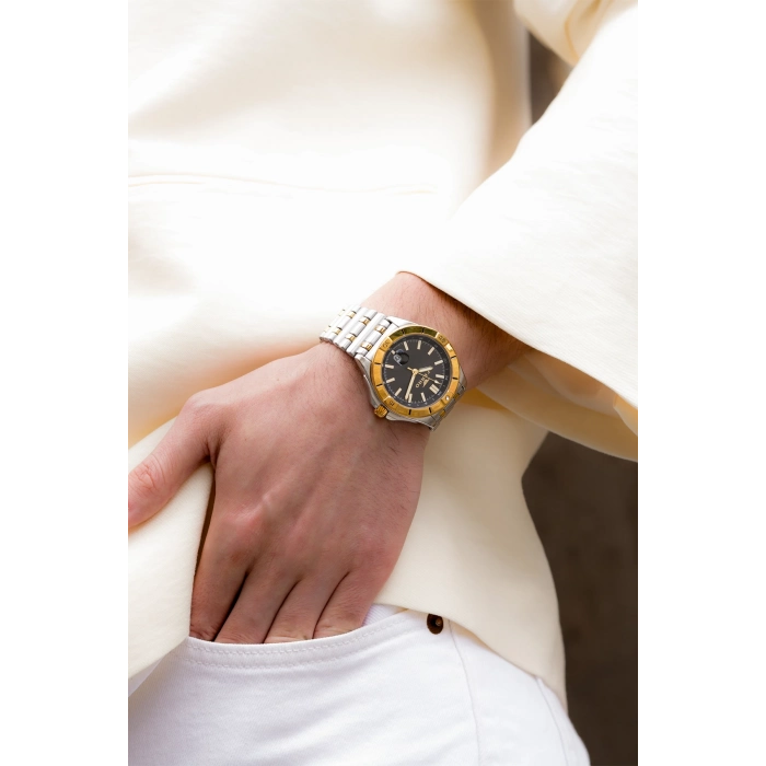 FM43017A Çelik Kordonlu Erkek Kol Saati