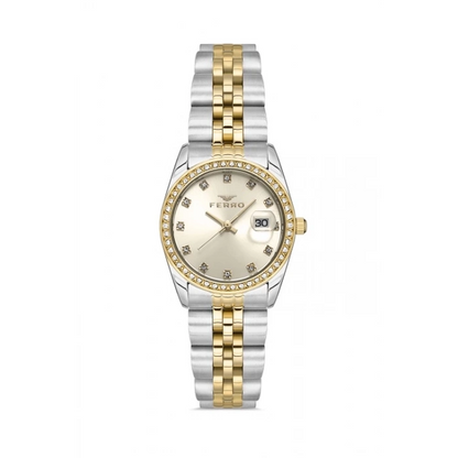 FL21450A Çelik Kordonlu Kadın Kol Saati