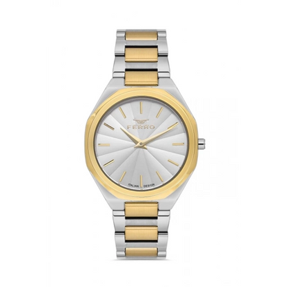 FL21470AWT Çelik Kordonlu Kadın Kol Saati