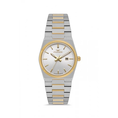 FL21495A Çelik Kordonlu Kadın Kol Saati