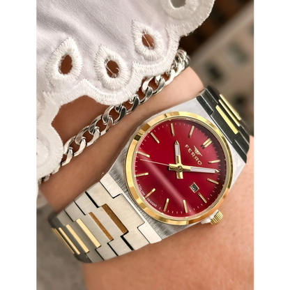 FL21495A Çelik Kordonlu Kadın Kol Saati