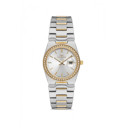 FL21596AWT Çelik Kordonlu Kadın Kol Saati