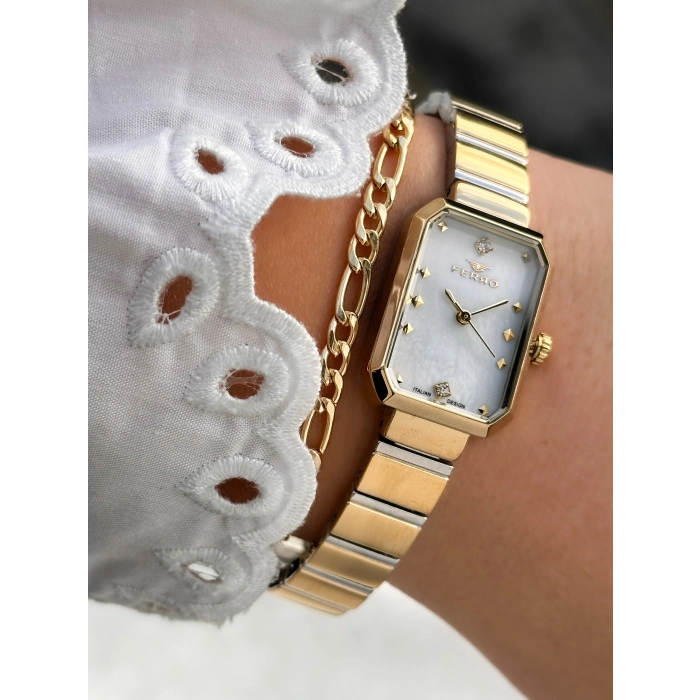 FL21607AWT Çelik Kordonlu Kadın Kol Saati