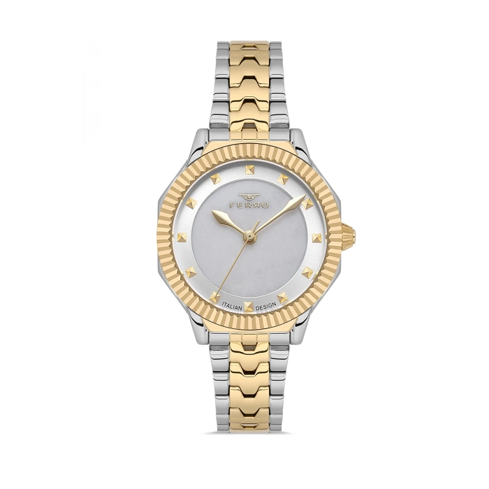 FL21632AWT Çelik Kordonlu Kadın Kol Saati