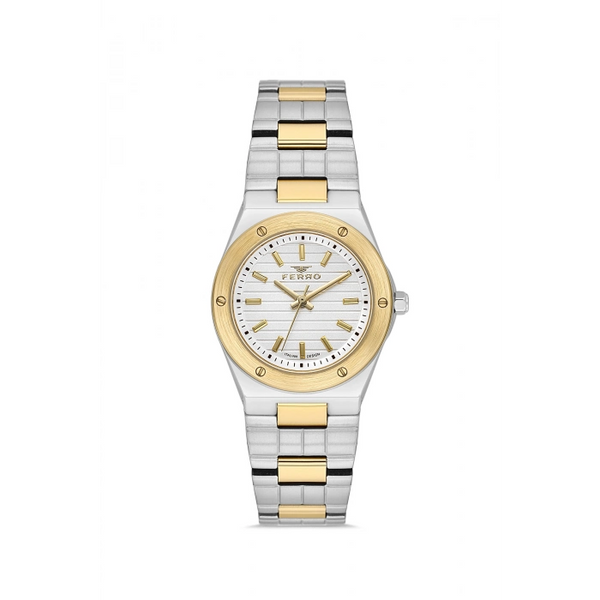 FL21643AWT Çelik Kordonlu Kadın Kol Saati