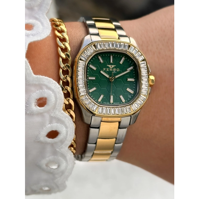 FL43008A Çelik Kordonlu Kadın Kol Saati