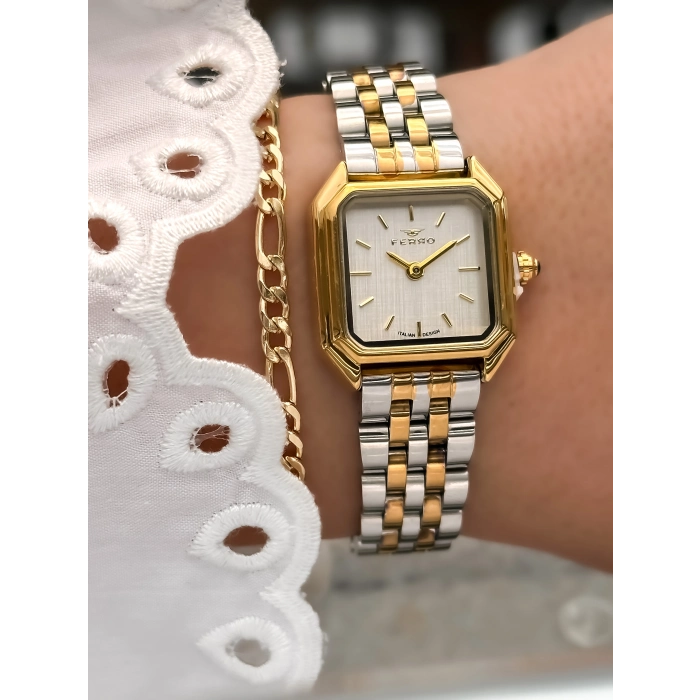 FM88210A Çelik Kordonlu Kadın Kol Saati