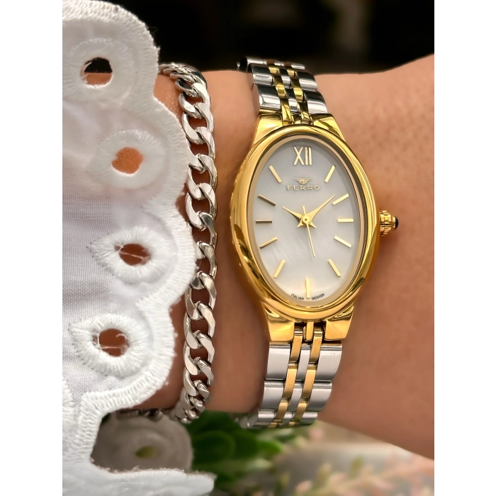 FM88732A Çelik Kordonlu Kadın Kol Saati