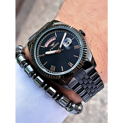 F11130AWT Çelik Kordonlu Erkek Kol Saati