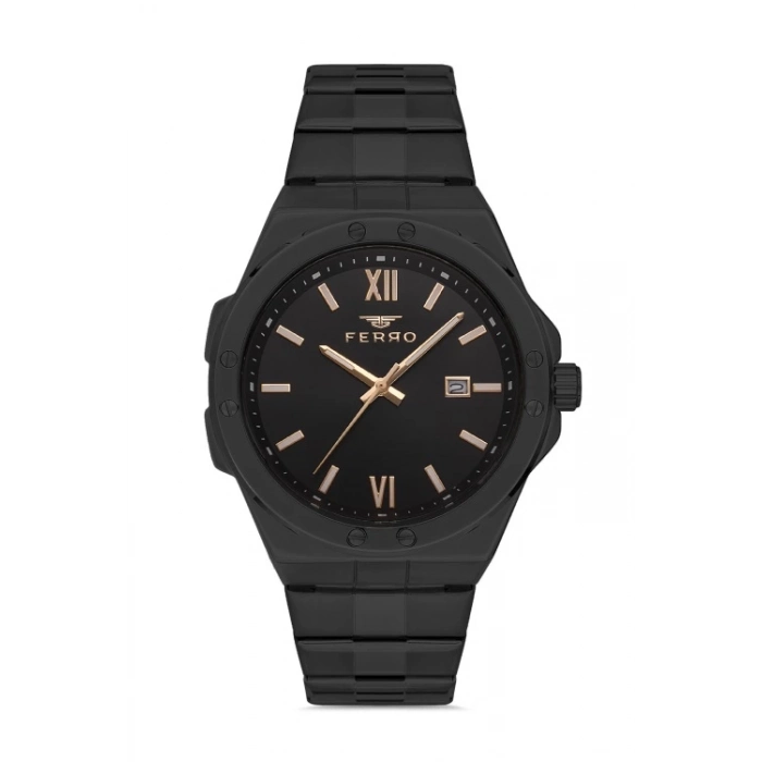 F11357A Çelik Kordonlu Erkek Kol Saati