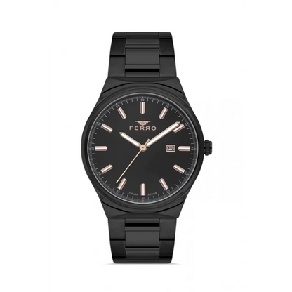 F11476A Çelik Kordonlu Erkek Kol Saati