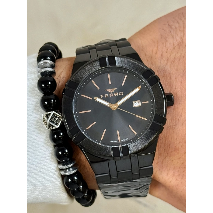 F11484A Çelik Kordonlu Erkek Kol Saati