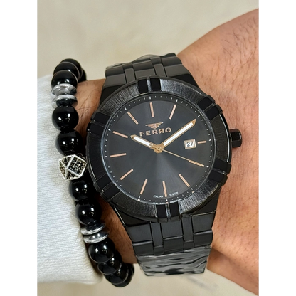 F11484A Çelik Kordonlu Erkek Kol Saati