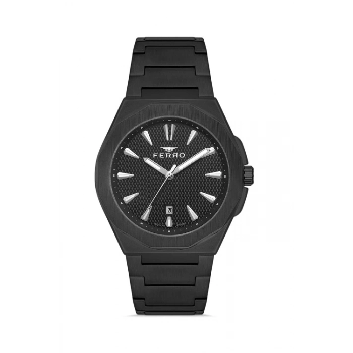 F11498AWT Çelik Kordonlu Erkek Kol Saati