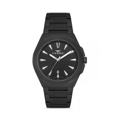 F11498AWT Çelik Kordonlu Erkek Kol Saati