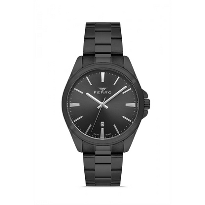 F11551AWT Çelik Kordonlu Erkek Kol Saati