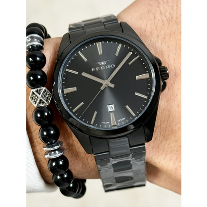 F11551AWT Çelik Kordonlu Erkek Kol Saati