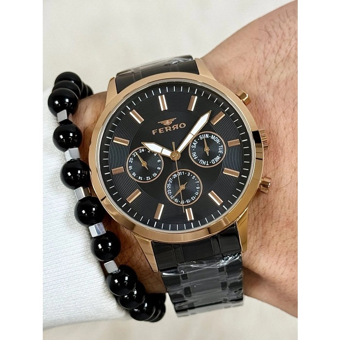 FM11145A Çelik Kordonlu Erkek Kol Saati