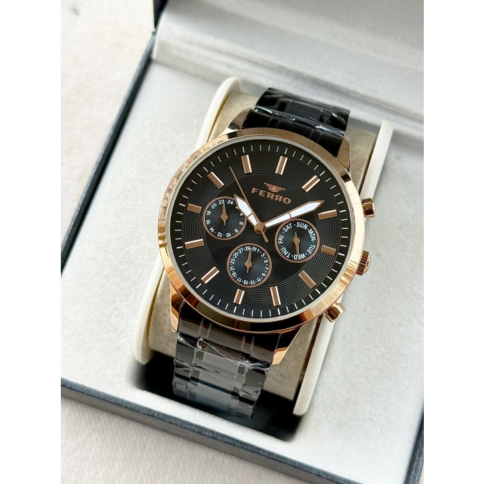 FM11145A Çelik Kordonlu Erkek Kol Saati