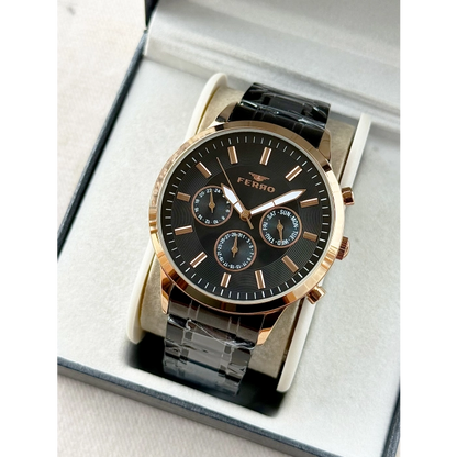 FM11145A Çelik Kordonlu Erkek Kol Saati