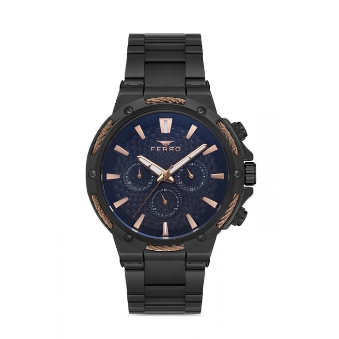 FM11168A Çelik Kordonlu Erkek Kol Saati